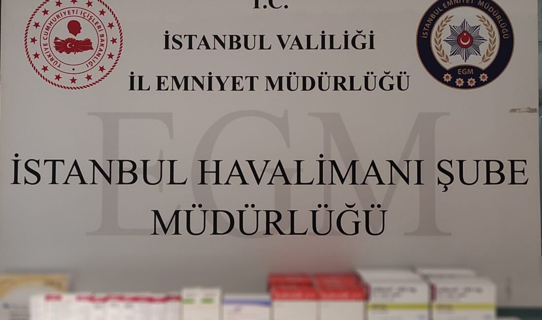 İstanbul Havalimanı Emniyet Şube Müdürlüğü ekiplerinin yurt dışına giden 5