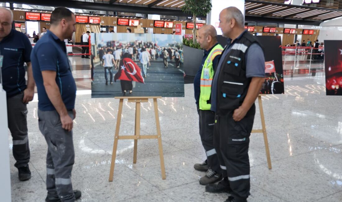 İstanbul Havalimanı’nda “15 Temmuz Demokrasi ve Milli Birlik Günü” sergisi açıldı Cumhurbaşkanlığı İletişim Başkanlığı, İstanbul Havalimanı işletmecisi İGA ile 15 Temmuz