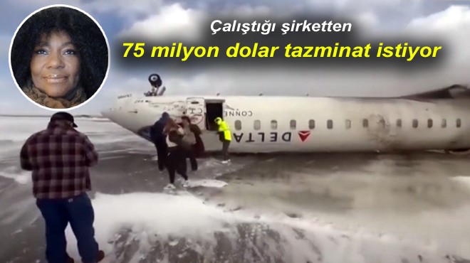 Kanada’da inişin ardından pistten kayarak ters dönen Endeavor Air uçağında