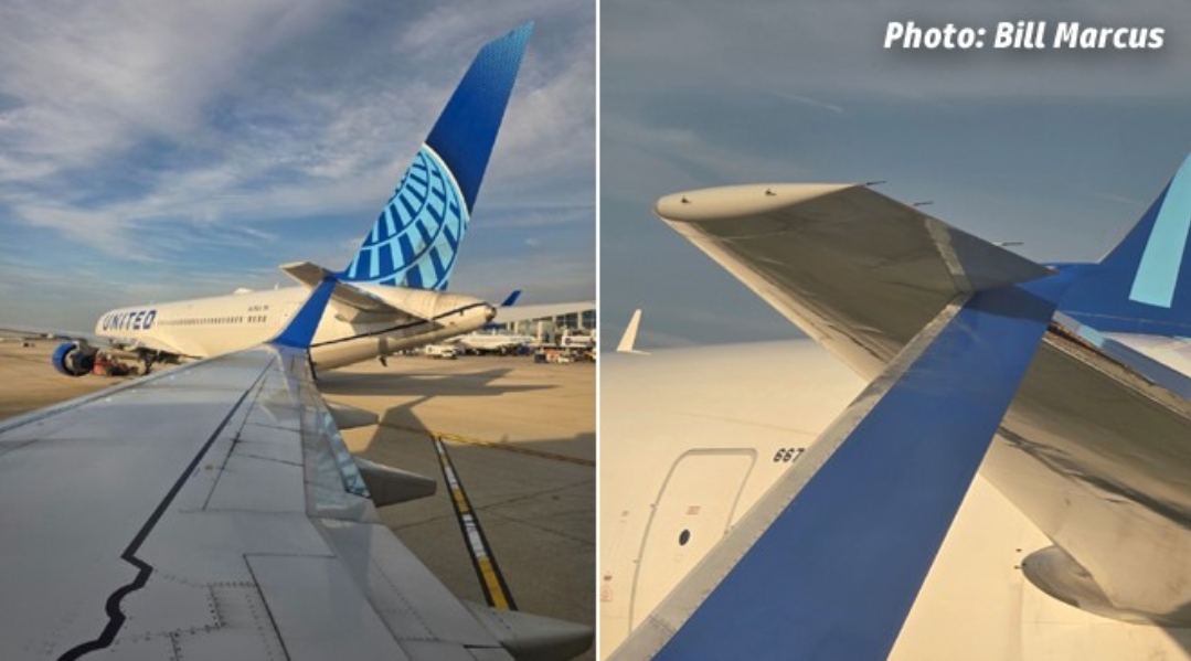 ABD’de Chicago O'Hare Uluslararası Havalimanı'nda United Airlines'a ait bir uçak,
