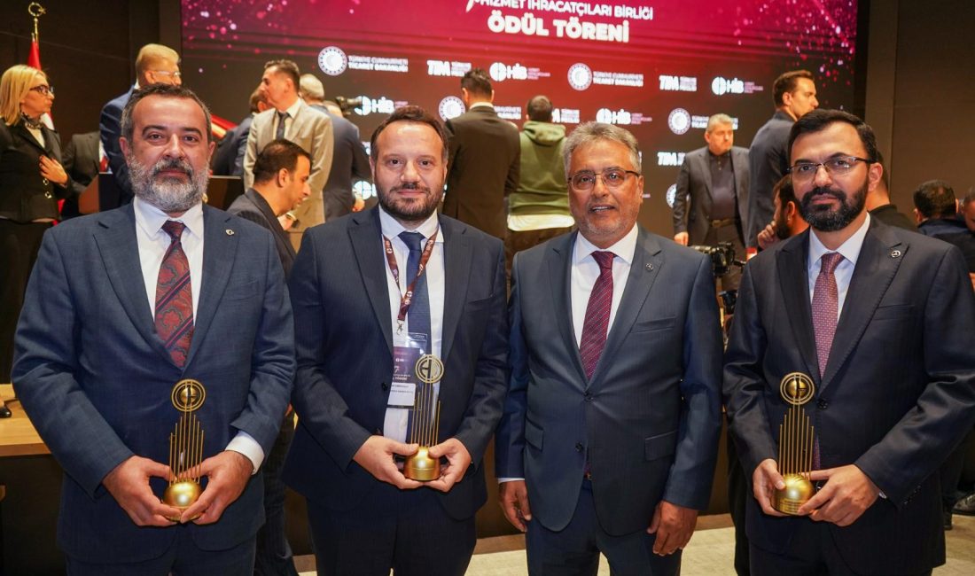 TGS Yer Hizmetleri’ne, Hizmet İhracatçıları Birliği’nden Ödül Türkiye'nin hizmet ihracatına katkı sağlayan şirketlerin ödüllendirildiği 7. Hizmet İhracatçıları