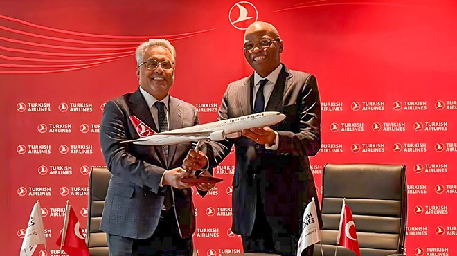 Türkiye’nin ve Güney Afrika’nın bayrak taşıyıcı havayolları Türk Hava Yolları