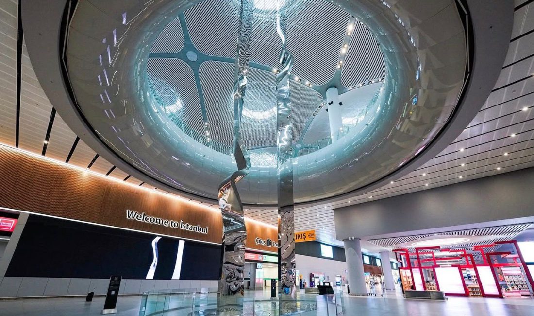 İGA İstanbul Havalimanı’nda 37,7 Metrelik Kinetik Heykel Yolcularla Buluştu İGA İstanbul Havalimanı, İGA ART Sanat Projeleri Yarışması’nda 2023 yılında