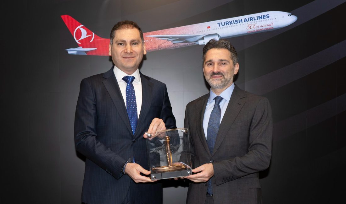 İGA Havalimanı İşletmesi CEO’su Selahattin Bilgen ve yöneticiler, Türk Hava