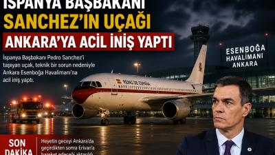 İspanya Başbakanı Pedro Sánchez’i taşıyan uçak, yaşanan teknik bir sorun