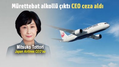 Japan Airlines, alkollü çıkan kabin memuru nedeniyle CEO Mitsuko Tottori’nin