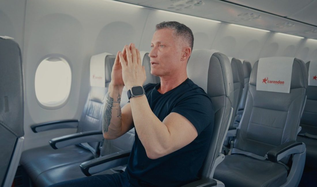 Corendon Airlines’tan Uçuşlarda Egzersiz Videosu Corendon Airlines’tan Uçuşlarda Egzersiz Girişimi: Fit&Fly Serisi
Corendon Airlines, uçak içi