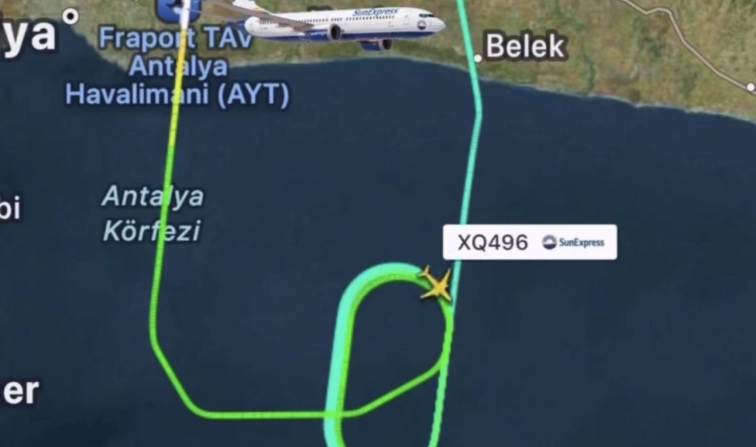 SunExpress uçağı Antalya’ya geri döndü
SunExpress Uçağı Antalya’ya Geri Döndü: Fazla