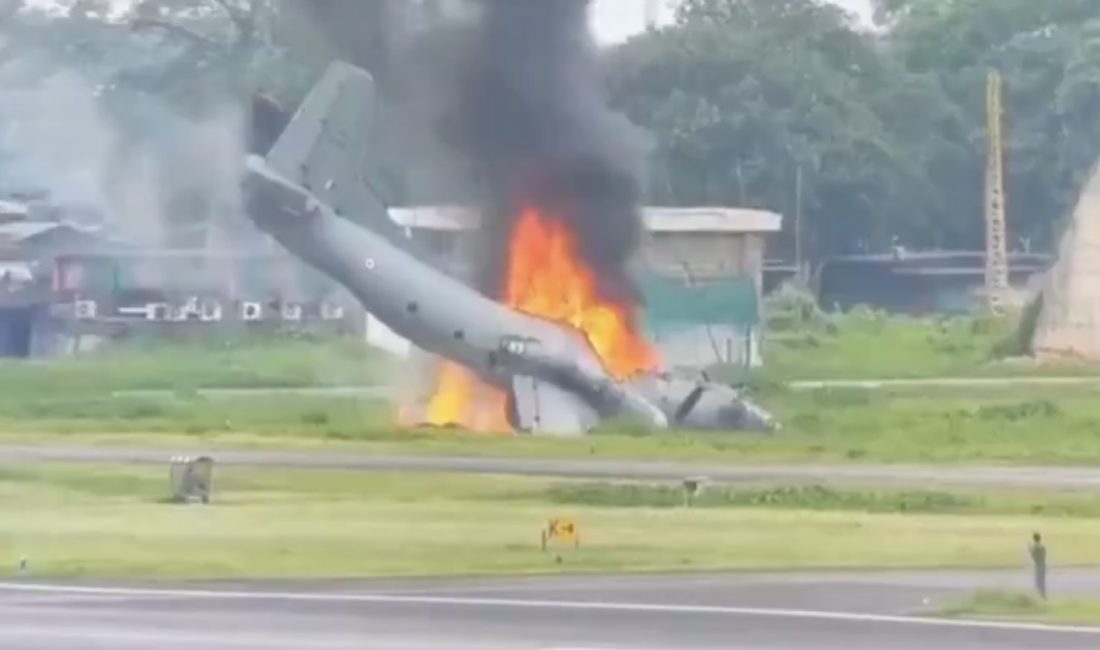 Hindistan’daki Uçak Kazasının Yeni Görüntüleri Ortaya Çıktı Hindistan Hava Kuvvetleri’ne (IAF) ait bir AN-32 tipi askeri nakliye