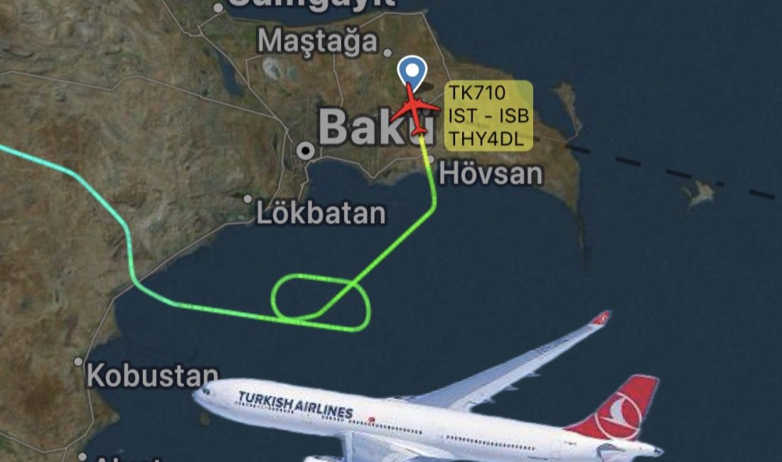 THY’nin İstanbul İslamabad Uçağı Acil Durum Deklare Etti THY’nin İstanbul İslamabad Uçağı Acil Durum Deklare Ederek Bakü’ye İndi