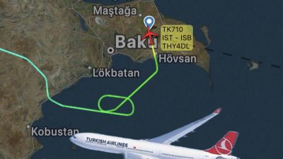 THY’nin İstanbul İslamabad Uçağı Acil Durum Deklare Ederek Bakü’ye İndi