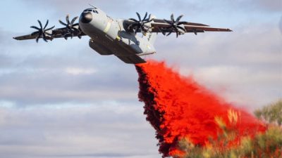A400M'den Tarihi İlk: Kargo Ambarından İlk Kez Sıvı Geciktirici Atıldı