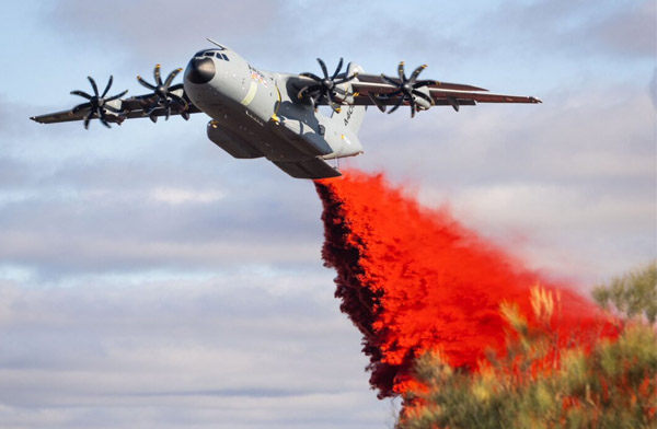 A400M'den Tarihi İlk: Kargo Ambarından İlk Kez Sıvı Geciktirici Atıldı