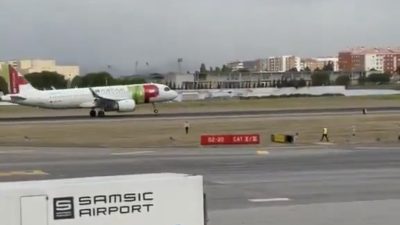 Portekiz’in başkenti Lizbon’daki Humberto Delgado Havalimanı’nda (LIS/LPPT) Pazar sabahı güvenlik
