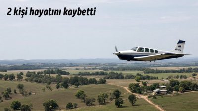 Avustralya Stockleigh’de Beechcraft Bonanza A36 tipi uçak düştü, iki kişi