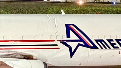 Amerijet’e ait Boeing 767-300F tipi kargo uçağı, Guatemala City La