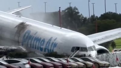 ABD'di 21 Air şirketine ait Boeing 767-300ER kargo uçağı Miami