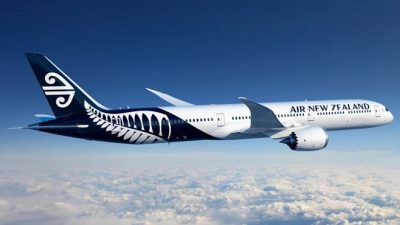 Yeni Zelanda havayolu Air New Zealand, 7 Eylül günü San