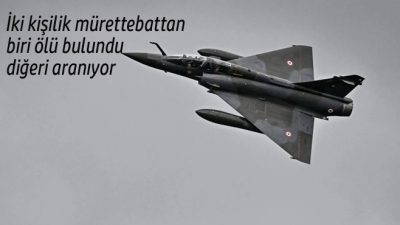 Fransa’da Nancy Hava Üssü’nden kalkan Dassault Mirage 2000D tipi askeri