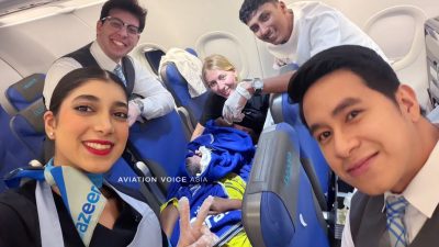 Kuveyt’ten Bandaranaike Uluslararası Havalimanı’na (Sri Lanka) giden Jazeera Airways uçağında